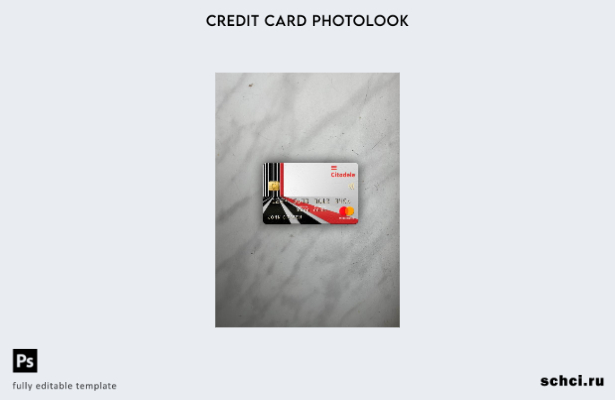 цифровая загрузка Литва (Литва) Шаблон лицевой стороны карты Mastercard банка Ci